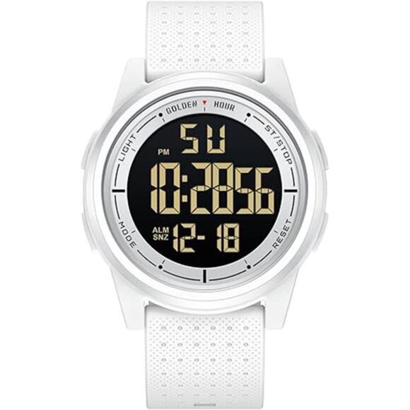 Ultra-Thin Minimalist Sports Waterproof Digital Watches Men with Wide-Angle - Picture 7 of 7